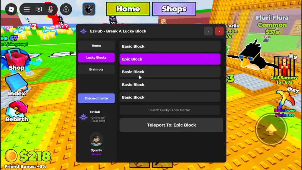 Break a Lucky Block Script